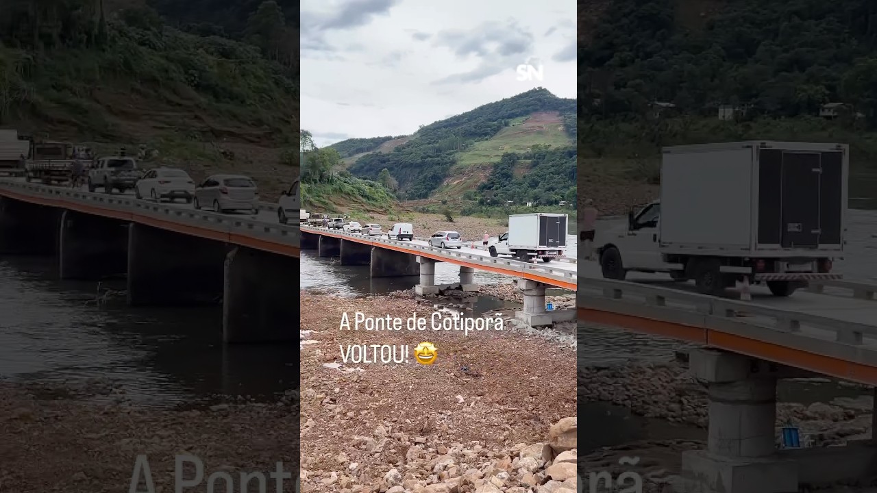 A Ponte de Cotiporã VOLTOU! 🤩