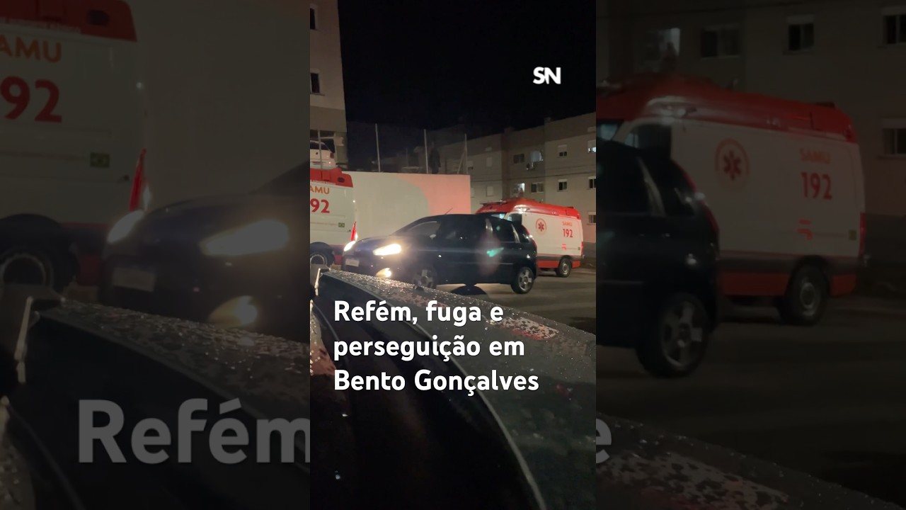 Refém, fuga e perseguição em Bento Gonçalves