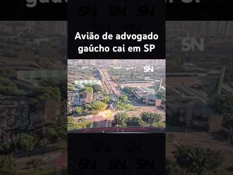 Avião de advogado gaúcho cai em São Paulo