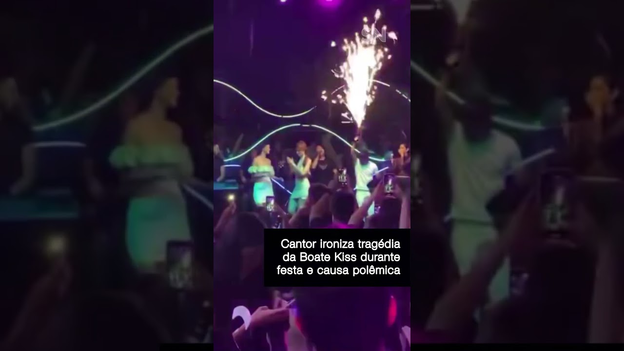 Cantor ironiza tragédia da Boate Kiss durante festa e causa polêmica