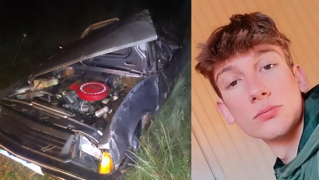 Douglas Gazziero, de 18 anos e morador de São Marcos, foi arremessado para fora do veículo.