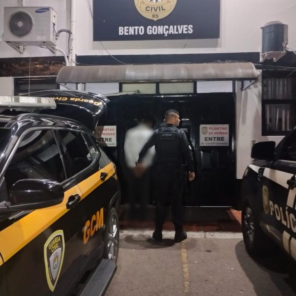 GCM de Bento Gonçalves prende homem por furto pela segunda vez em uma semana.