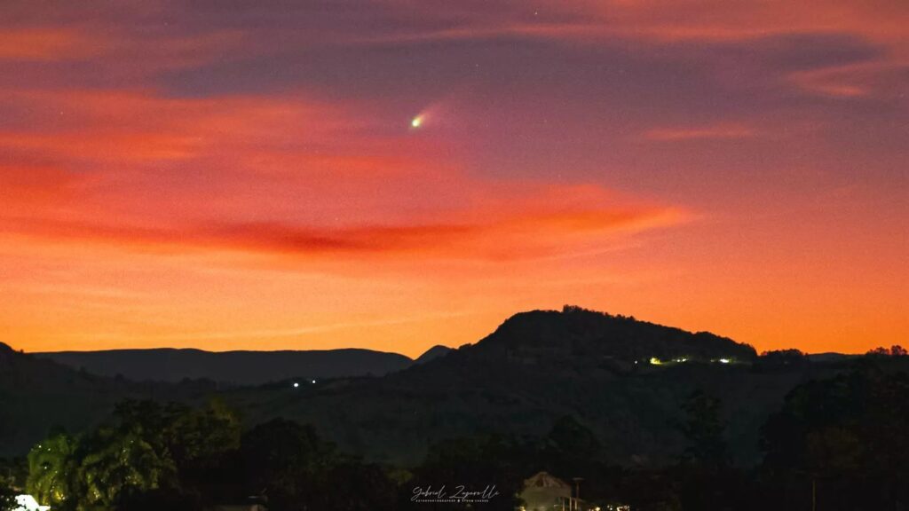O Cometa do Diabo já está visível no Rio Grande do Sul.