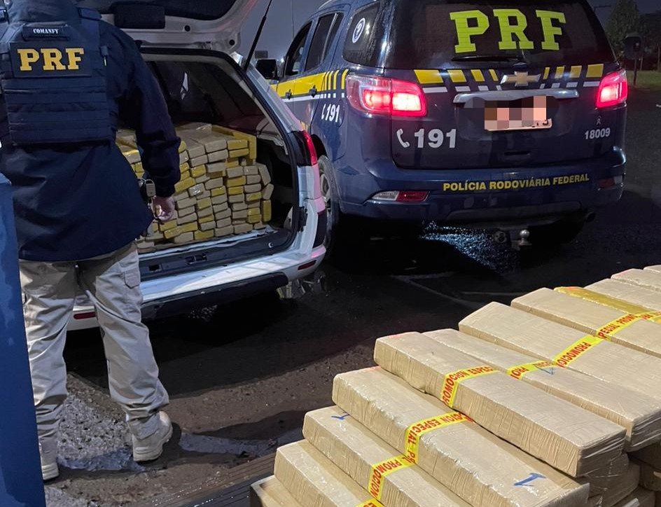 PRF prende traficante com 289 kg de droga na Serra Gaúcha