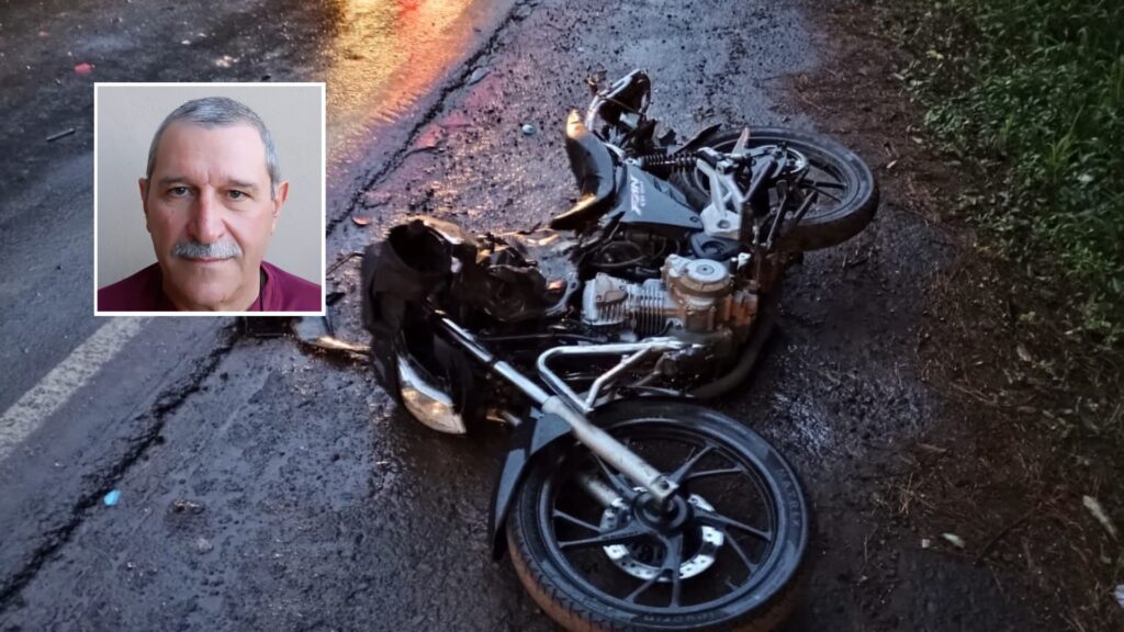 Motociclista morre após ser atropelado por caminhão em Vale Real