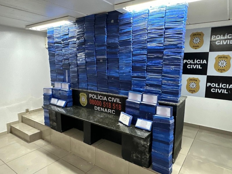 Polícia Civil realiza maior apreensão de droga da história da instituição