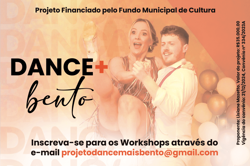 Projeto "Dance + Bento" proporcionará um encontro de cultura, dança e comunidade