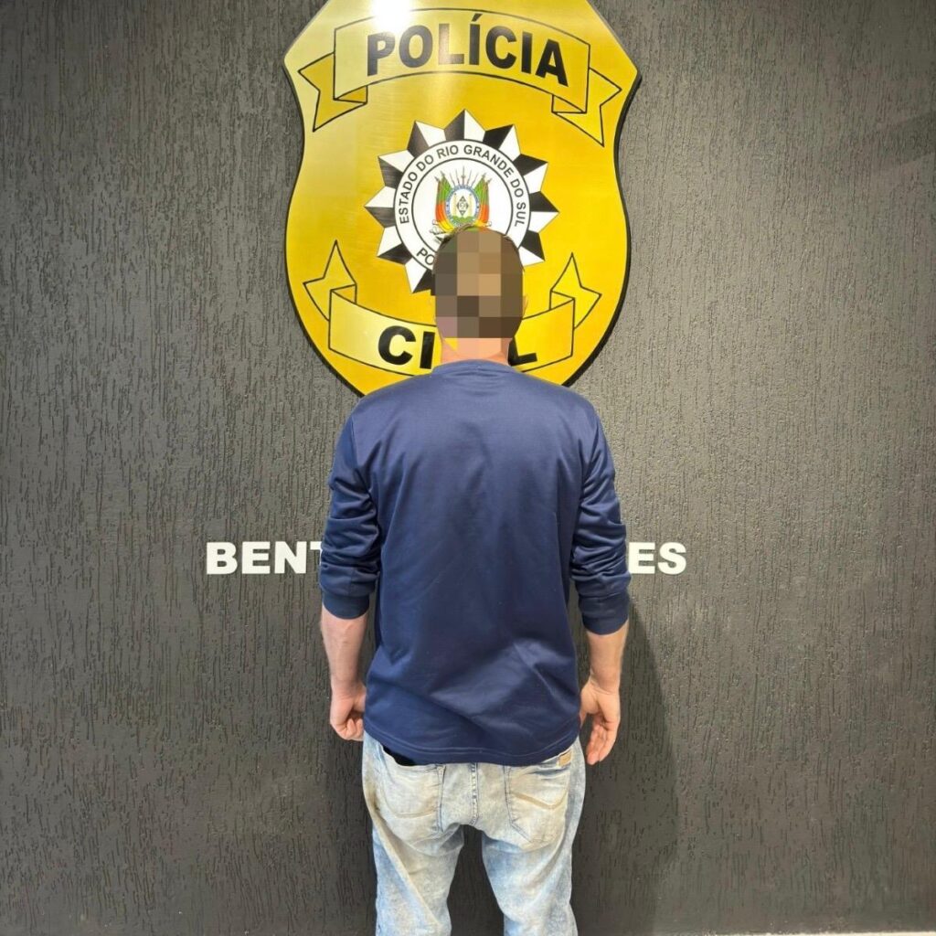 Polícia prende homem por estupro de criança de 8 anos em Bento Gonçalves.