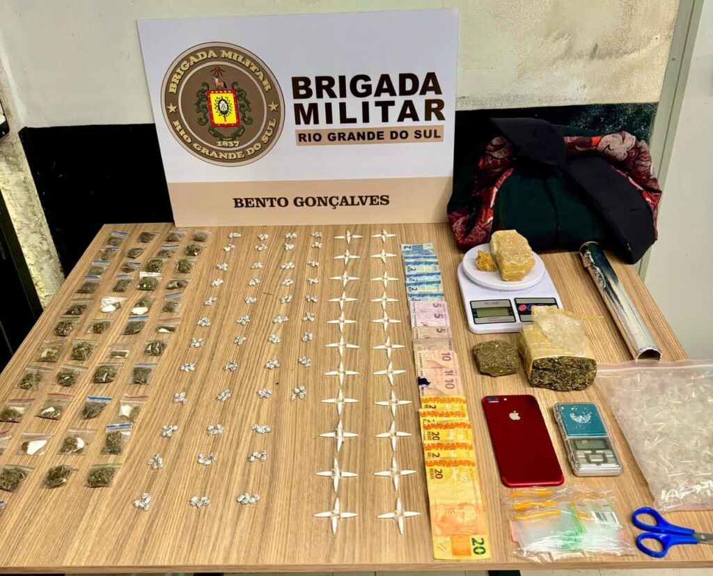 Adolescente é apreendido pela Brigada Militar em Bento Gonçalves