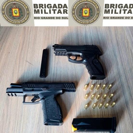 Mulher não paga corrida e motorista envia foto de arma em Carlos Barbosa.