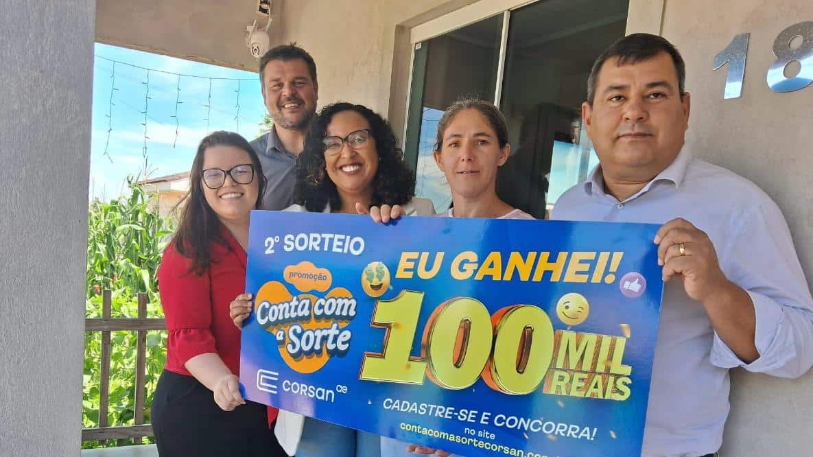 Morador de Bento ganha R$ 100 mil da promoção da Corsan.