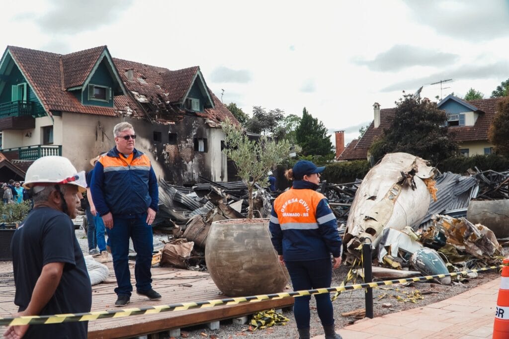 Segurança Pública do RS encerra os trabalhos em área do acidente aéreo em Gramado