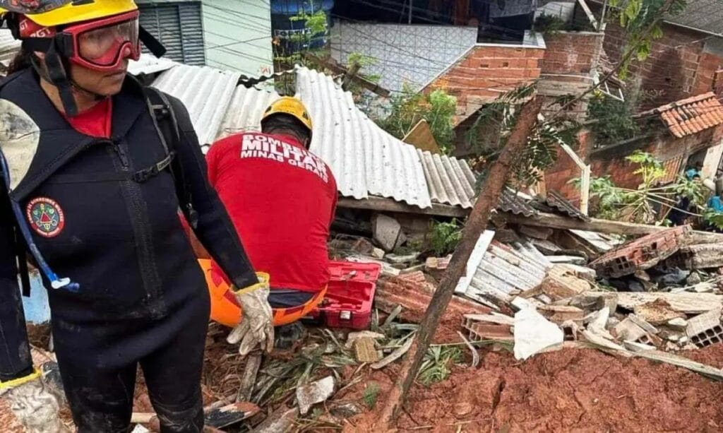 Após ajudar o RS durante enchentes, Minas Gerais sofre com deslizamentos de terra e óbitos