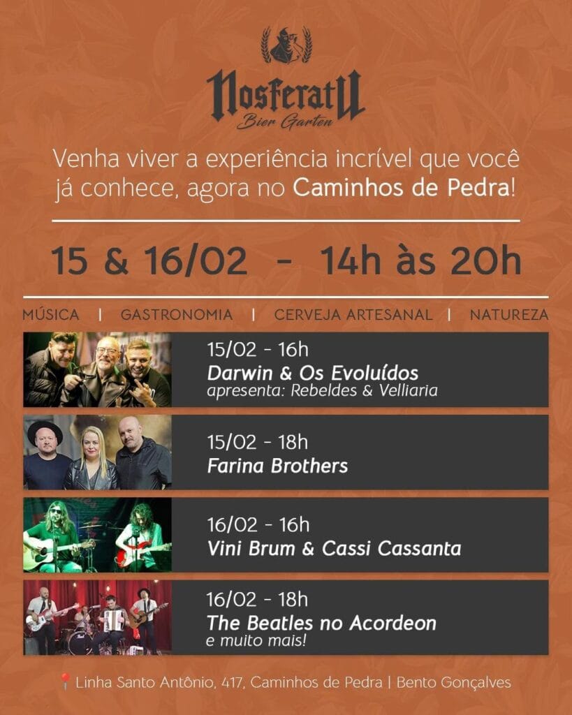 Programação Nosferatu Bier Garten