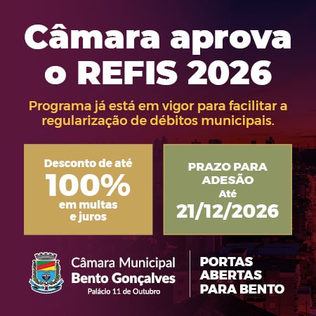 Ad banner Câmara Bento