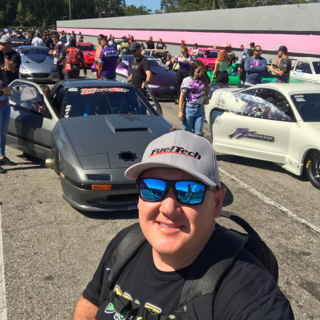 Ângelo Antônio Schoenardie, de 36 anos, pilotava o Chevrolet Marajó na categoria força livre durante o evento Drag Day Arrancadão, em Farroupilha. 