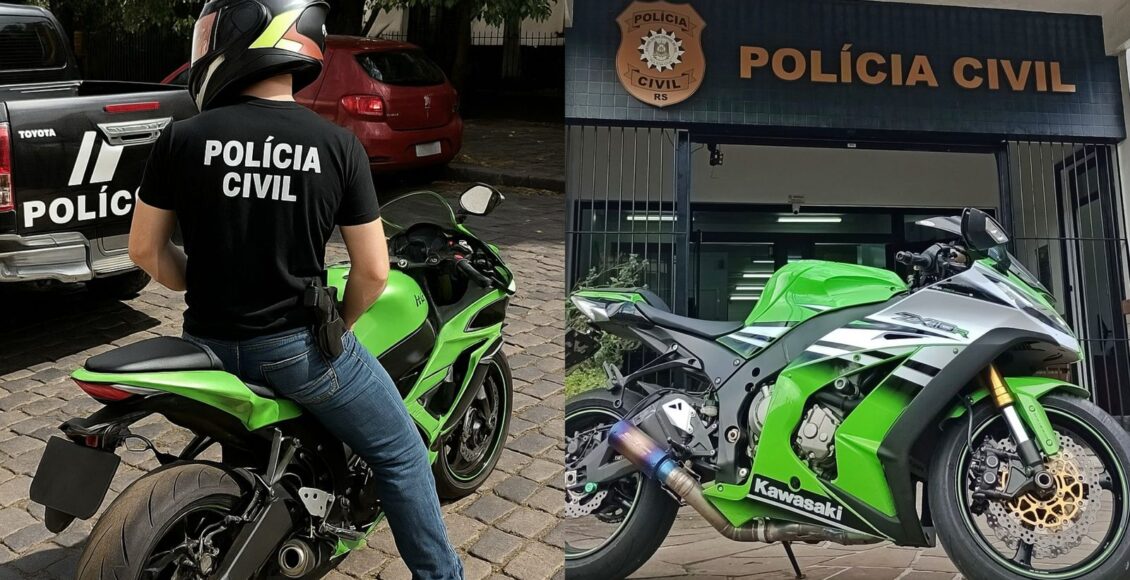 Polícia apreende moto usada em racha na Serra Gaúcha
