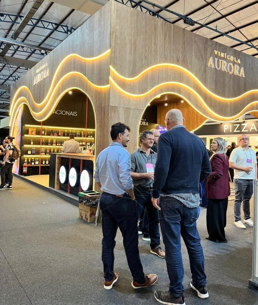 Cooperativa Vinícola Aurora participa da Wine South America.