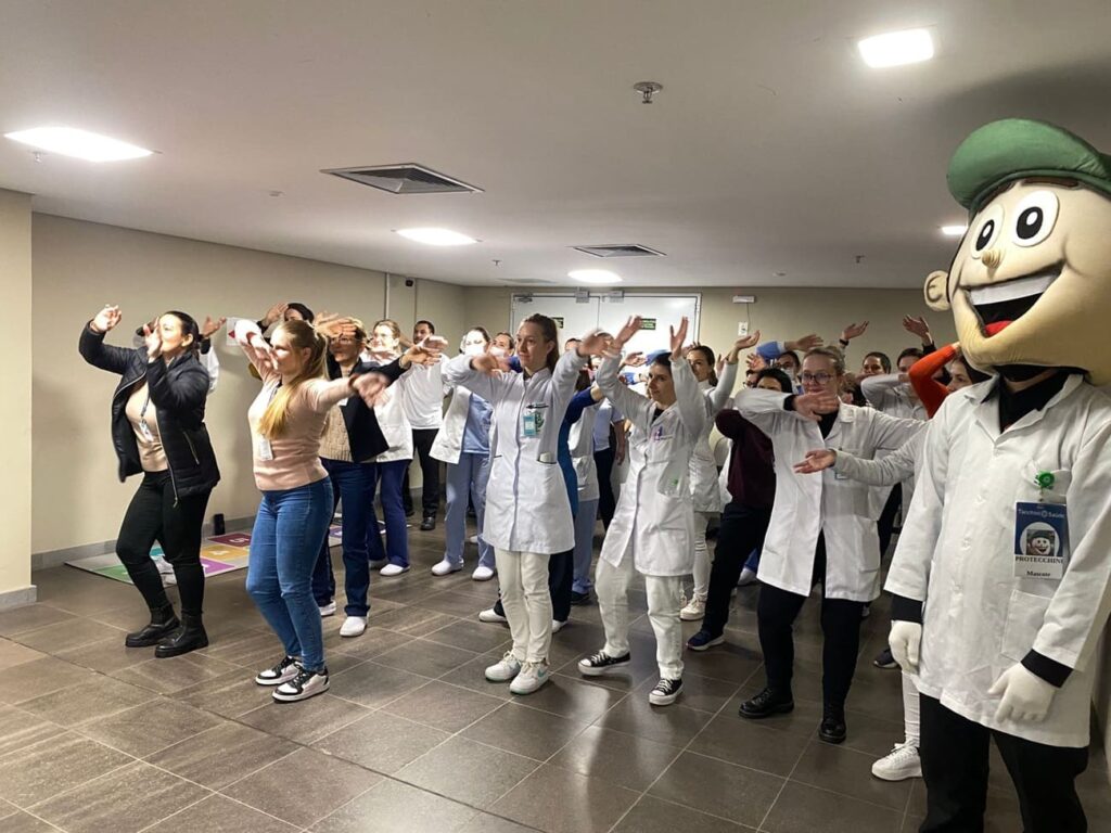 Hospital Tacchini mobiliza 170 funcionários no Dia do Desafio.