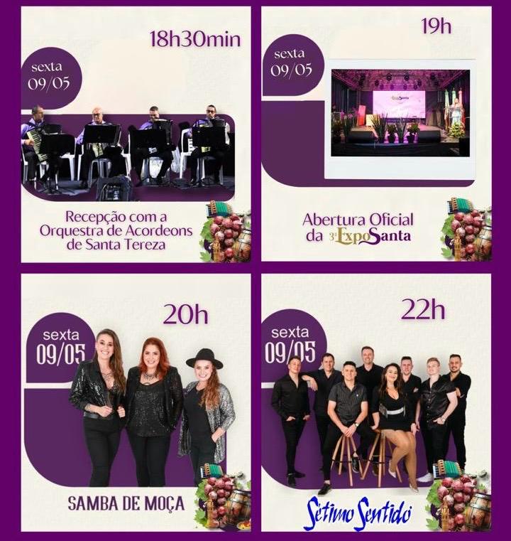 ExpoSanta agita Santa Tereza no próximo fim de semana.