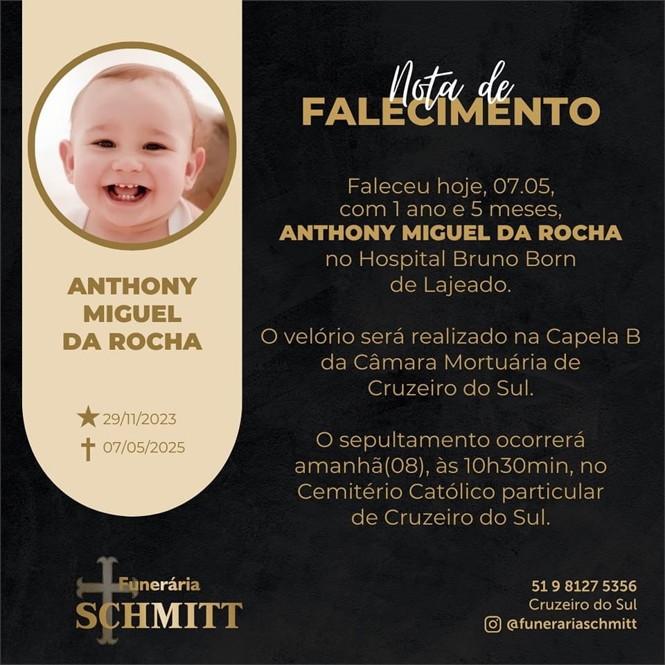 Bebê salvo de helicóptero durante enchente no RS morre um ano após o resgate.