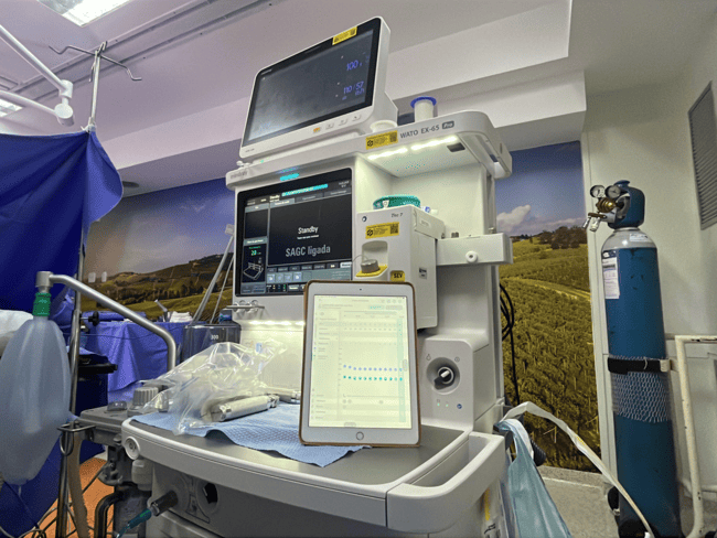 Hospital Tacchini Bento ultrapassa 100 mil horas de anestesias com tecnologia pioneira da Anestech.