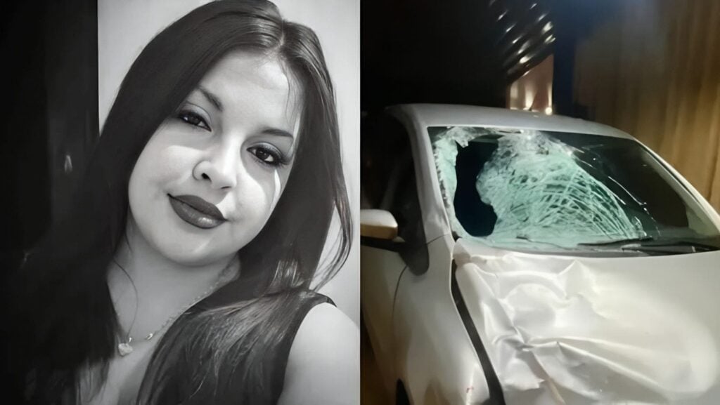 Identificada mulher encontrada morta no teto de carro no RS.