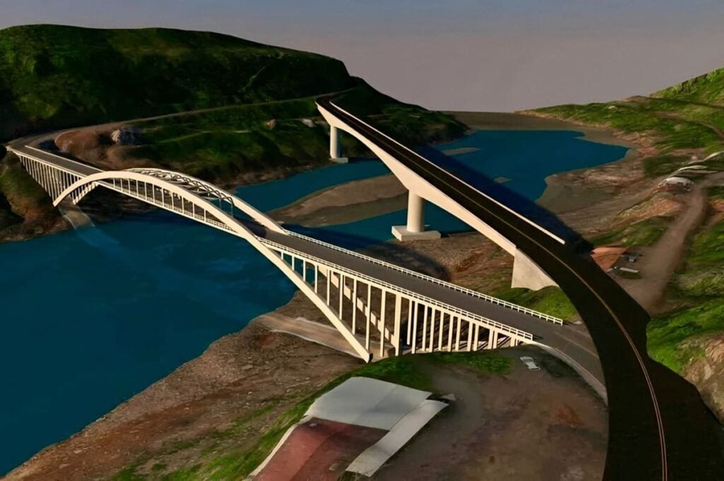Nova ponte sobre o Rio das Antas entre Bento e Veranópolis.