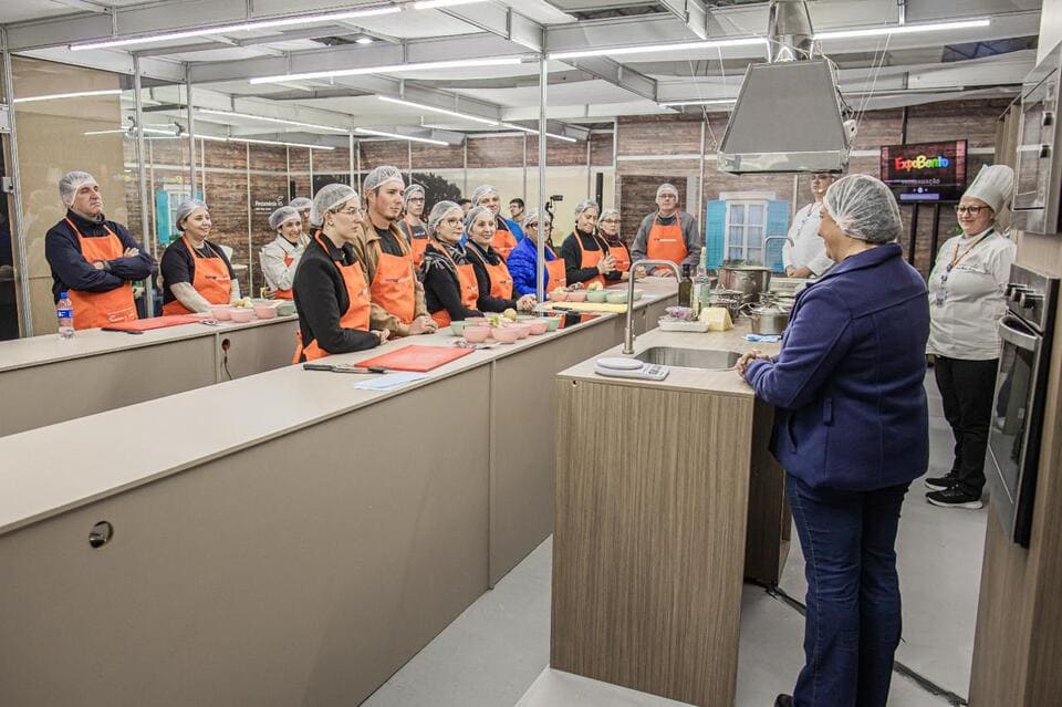 Oficinas gratuitas de culinária todos os dias na ExpoBento.