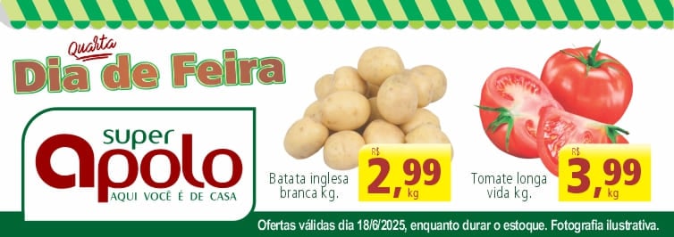 Promoções de quarta-feira Apolo 18-06-2025