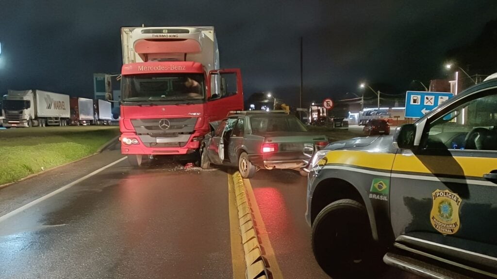 Acidente com 4 veículos em Vacaria tinha 2 motoristas bêbados.