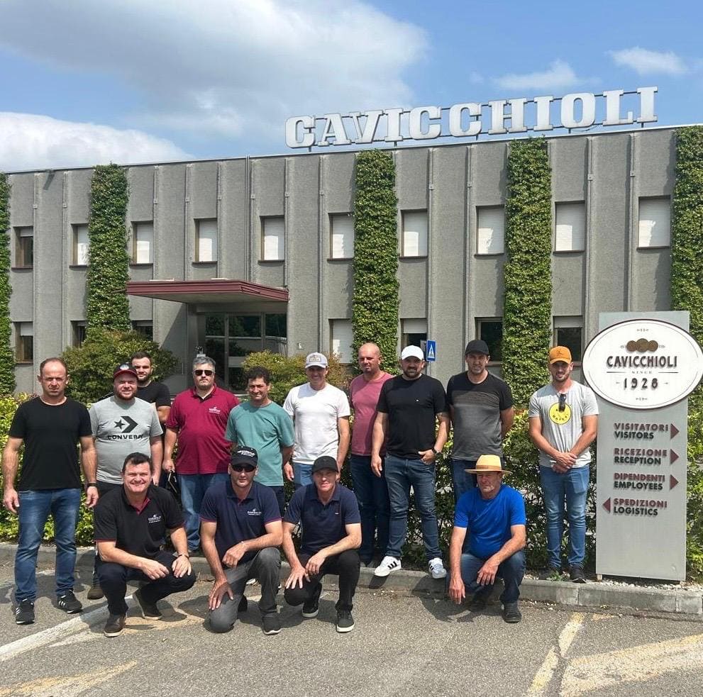 Cooperados da Vinícola Garibaldi visitam regiões produtoras de espumante na Itália.