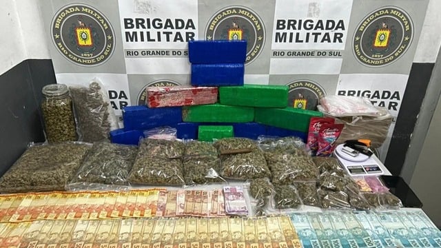 Mais um casal preso por tráfico de drogas em Caxias do Sul.