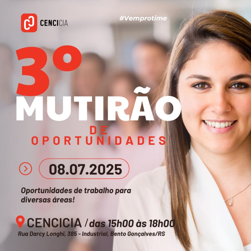 Muirão de oportunidades CENCICIA