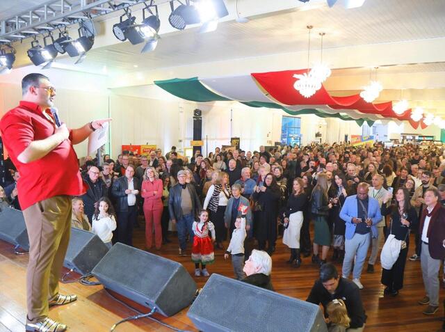 Uma Noite Italiana da AGAS em Porto Alegre.