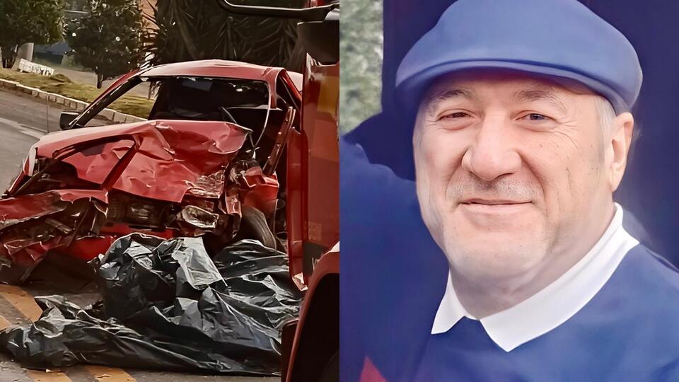 Valmor Tadeu Rodrigues tinha 69 anos, era motorista do Kadett que se envolveu em um acidente no sábado (19), na BR-470 em Nova Prata.