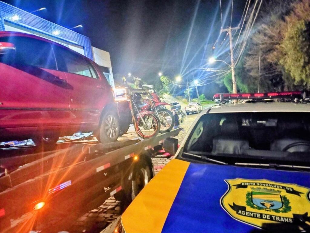13 bêbados dirigindo no fim de semana pelas ruas de Bento Gonçalves.