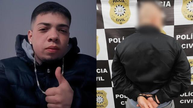 Polícia prende suspeito do homicídio de Lucas Gabriel do Nascimento Pinto ocorrido em Farroupilha.