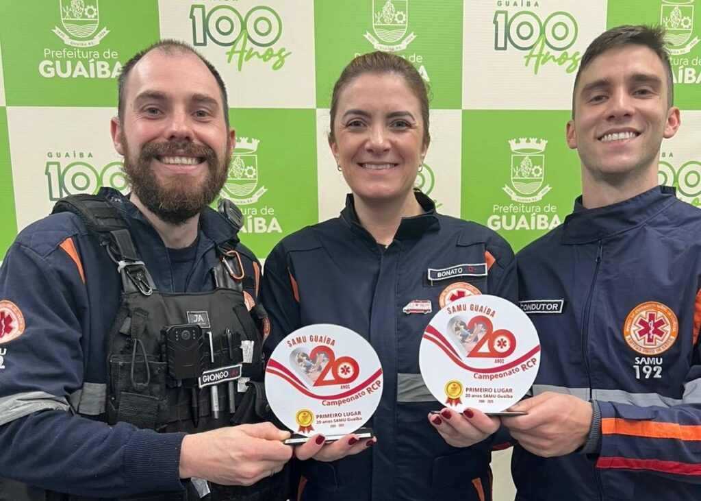SAMU de Bento conquista 1º lugar na competição de Reanimação Cardiopulmonar.