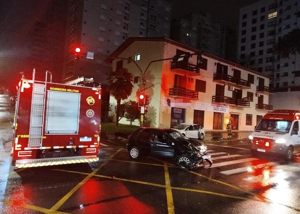 Acidente em Bento Gonçalves no bairro Cidade Alta.