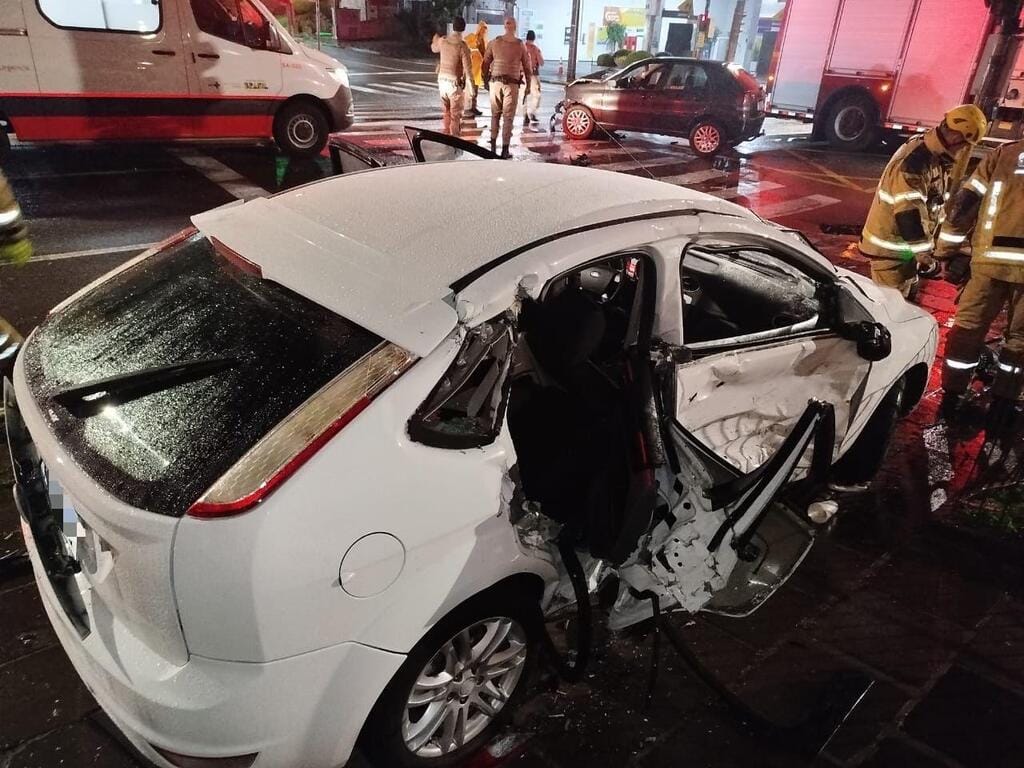 Acidente em Bento Gonçalves no bairro Cidade Alta.