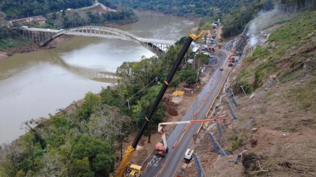 BR-470 terá horários com interdição total na próxima semana entre Bento Gonçalves e Veranópolis na Serra das Antas.