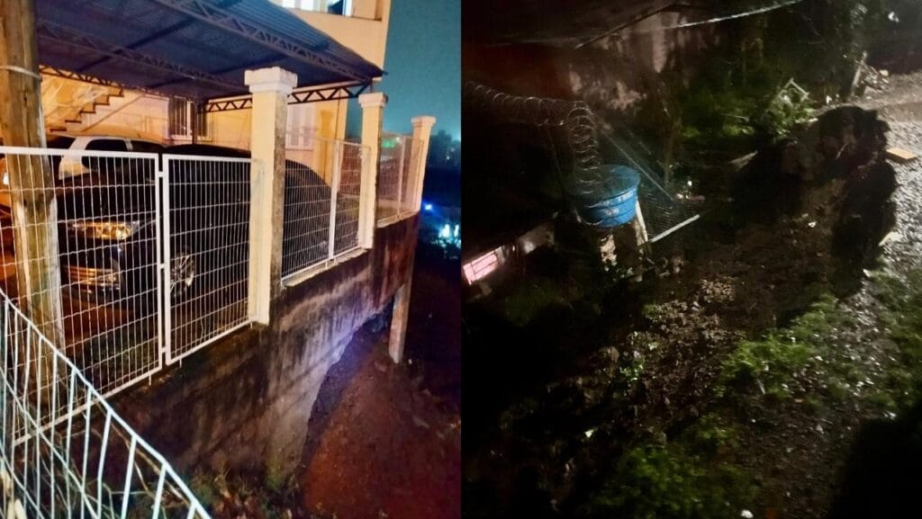Deslizamentos em Bento Gonçalves e evacuação de casas.