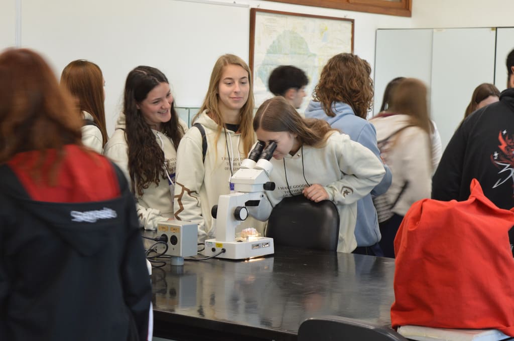 Estudantes visitaram o Laboratório de Macroscopia do Carvi durante o UCS Talk Profissões.