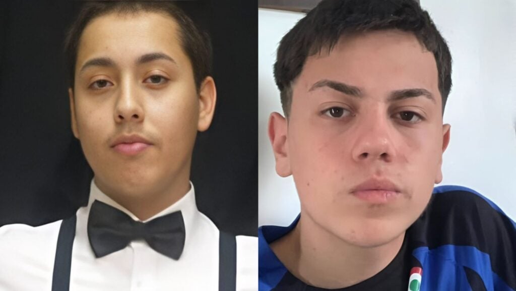 Eduardo Menezes dos Santos, de 17 anos, e Pedro Henrique Cortes Malfatti, de 19 anos, foram assassinados em uma residência no bairro Vila Nova; o suspeito dos homicídios, que atirou contra a Brigada Militar, também morreu no confronto.