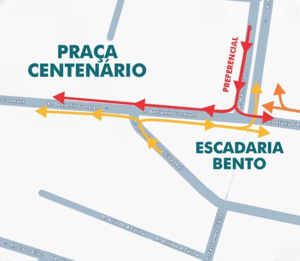Mudanças no trânsito de Bento Gonçalves.