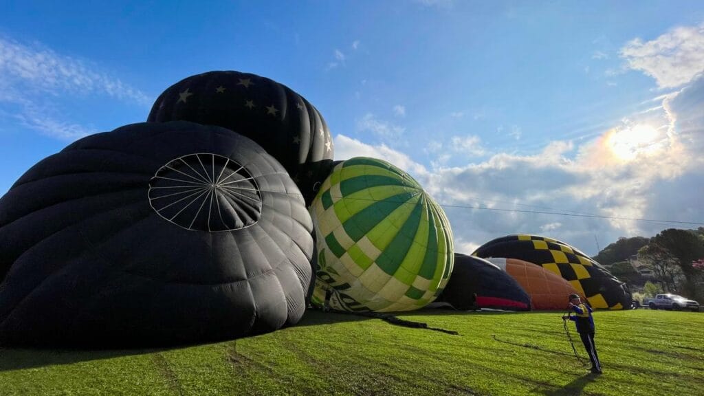 Programação do Festival de Balonismo em Bento Gonçalves.