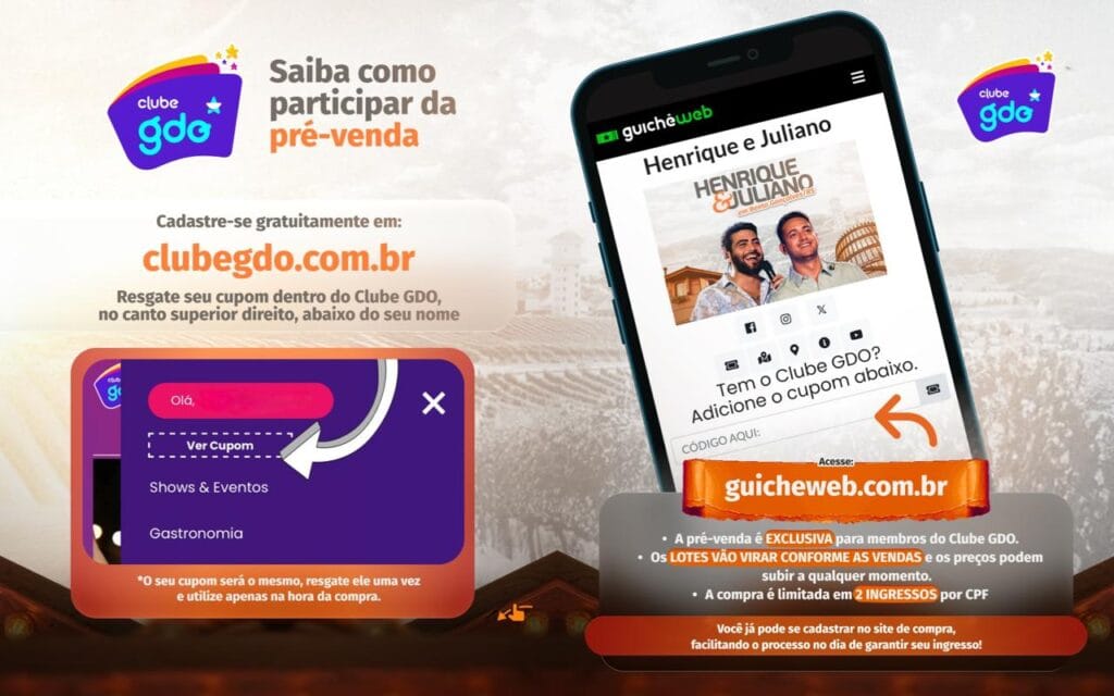 Show de Henrique e Juliano em Bento Gonçalves.