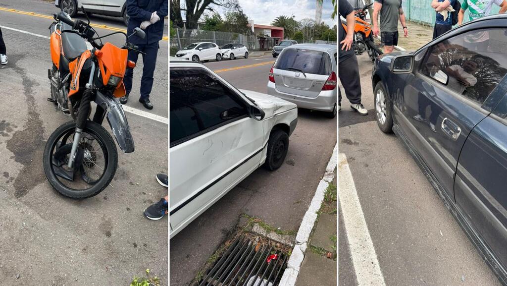 Acidente na Osvaldo Aranha em Bento Gonçalves.