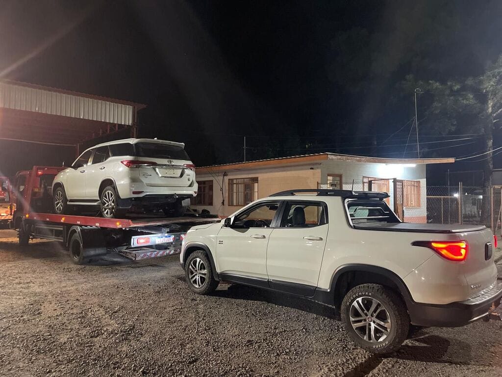 Camionete furtada em Bento Gonçalves em julho é recuperada em Caxias do Sul.